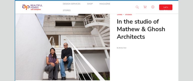 Read more about the article In the studio of Mathew & Ghosh Architects